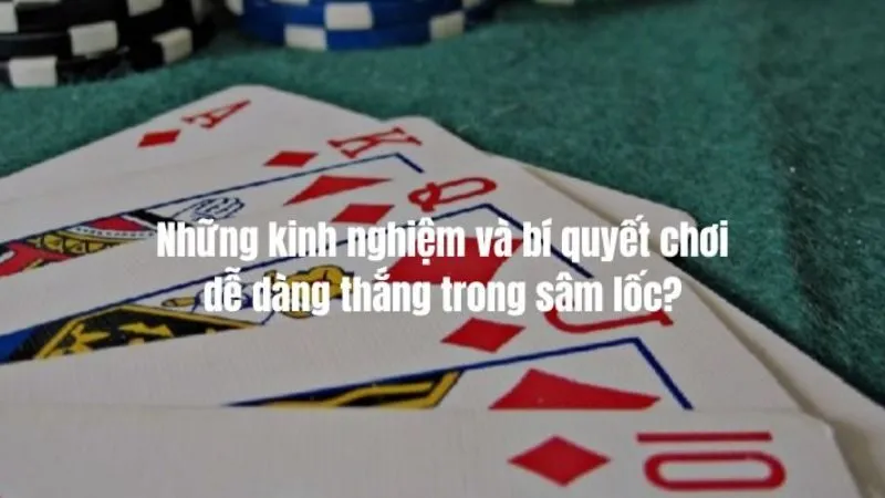 Khám phá game bài sâm lốc được yêu thích tại Vinbet